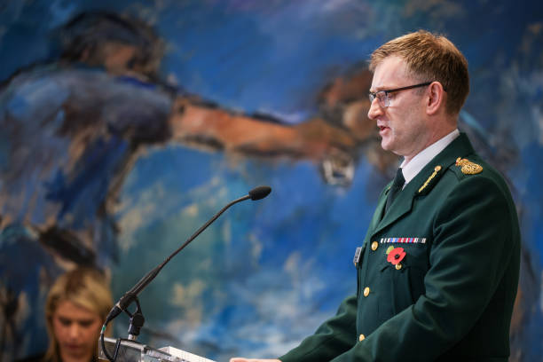 Chief Executive Daren Mochrie during a press conference in Manchester following the publication of the Manchester Arena Inquiry volume two report on emergency services response, which examines whether any inadequacies in the services' response contributed to individual deaths. Twenty-two people were killed and hundreds were injured in a suicide attack at the end of an Ariana Grande concert on May 22 2017. (612×408)