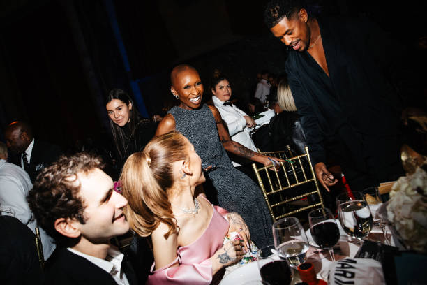 Ariana Grande, Cynthia Erivo at the National Board of Review Gala held at Cipriani 42nd Street on January 07, 2025 in Ne