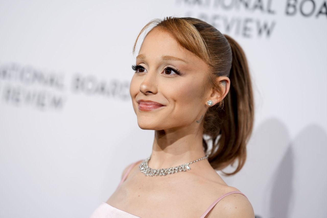 Ariana Grande Dazzles in Custom Loewe at National Board of Review Awards 01-07-2024