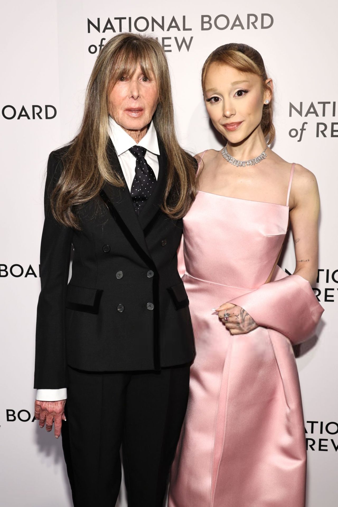 Ariana Grande Dazzles in Custom Loewe at National Board of Review Awards 01-07-2024