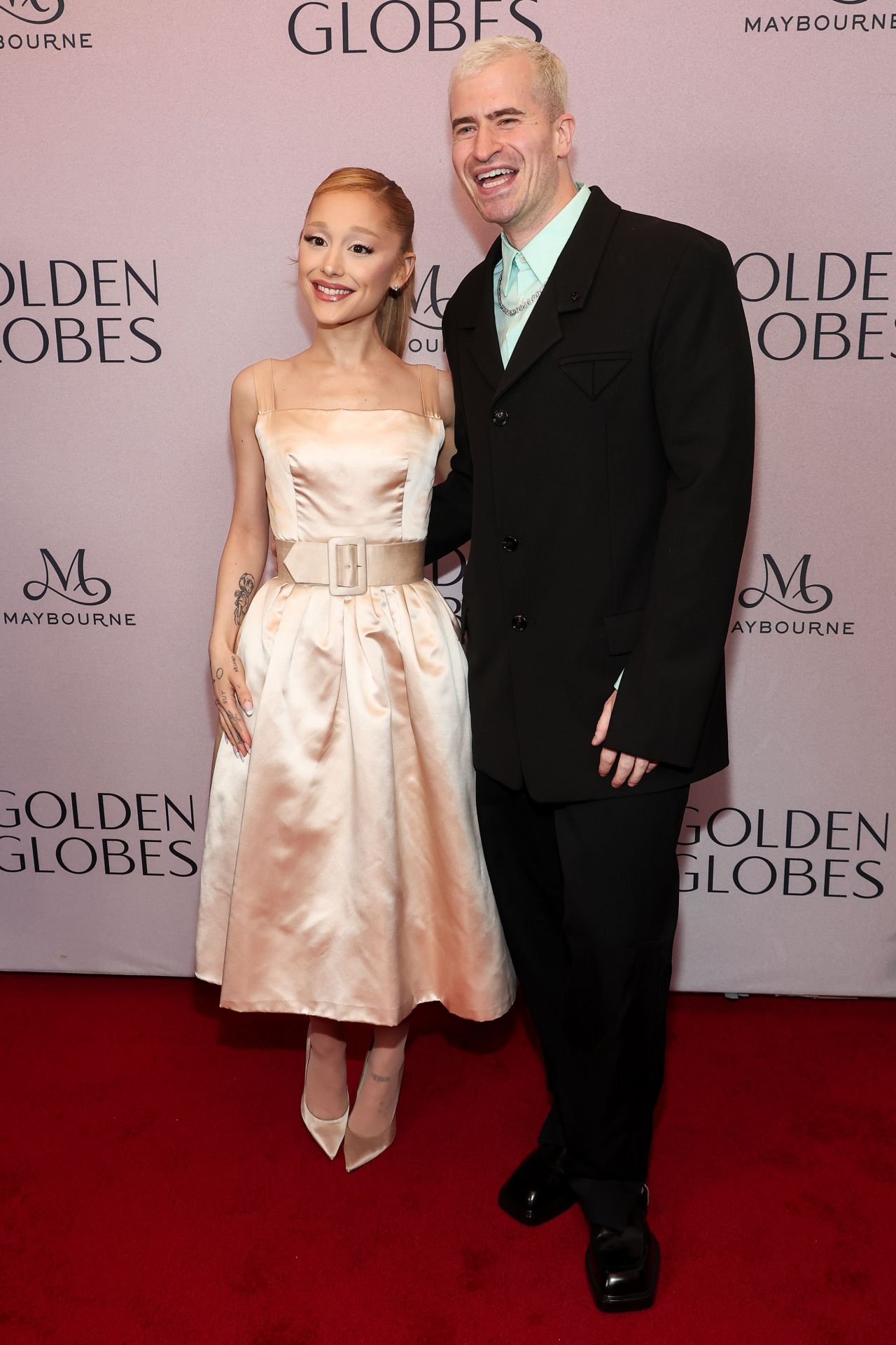 Ariana Grande Displays Hand Tattoos at Golden Globes Celebration 12.17.2024