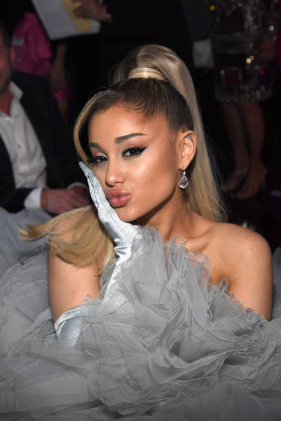 Ariana Grande during the 62nd Annual GRAMMY Awards at STAPLES Center on January 26, 2020 in Los Angeles, California. (408×612)