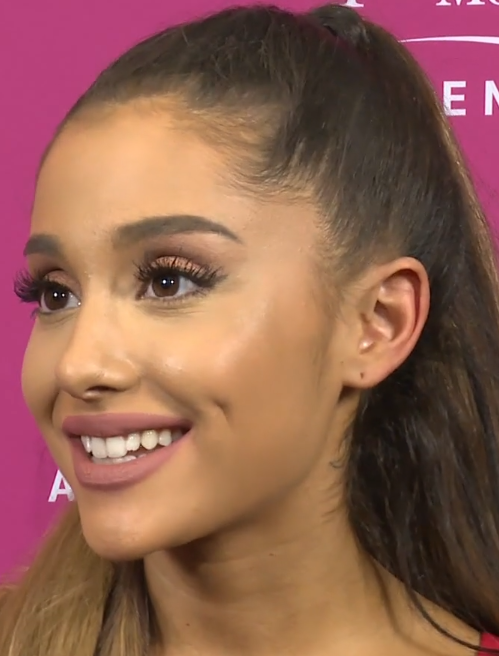 Grande being interviewed by Pure Dope magazine (499×656)