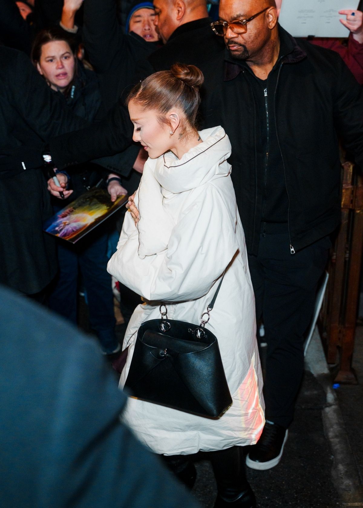 ARIANA GRANDE Heading to SNL Dinner in New York City 12/16/2025 (1200×1680)