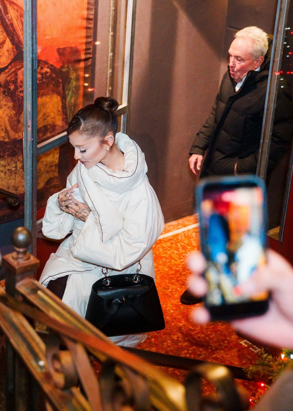 ARIANA GRANDE Heading to SNL Dinner in New York City 12/16/2025