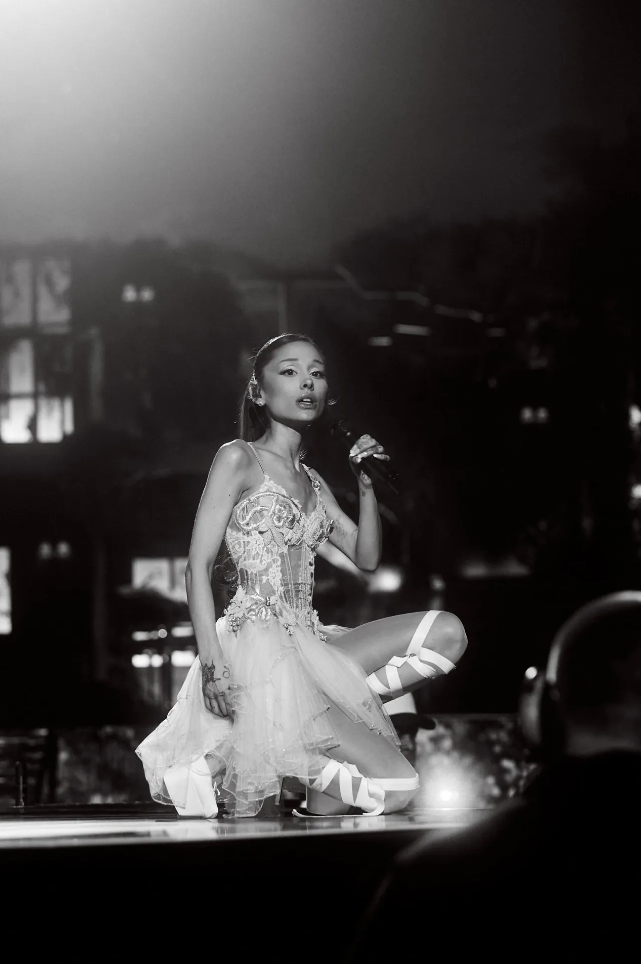 Ariana Grande in Christian Louboutin Tour Boots