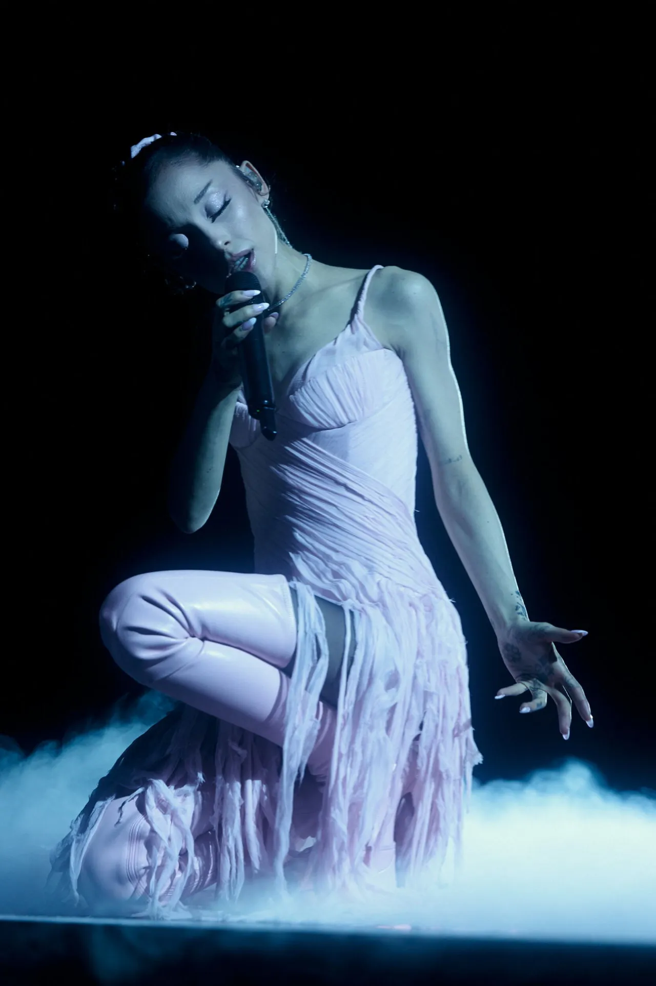 Ariana Grande in Christian Louboutin Tour Boots