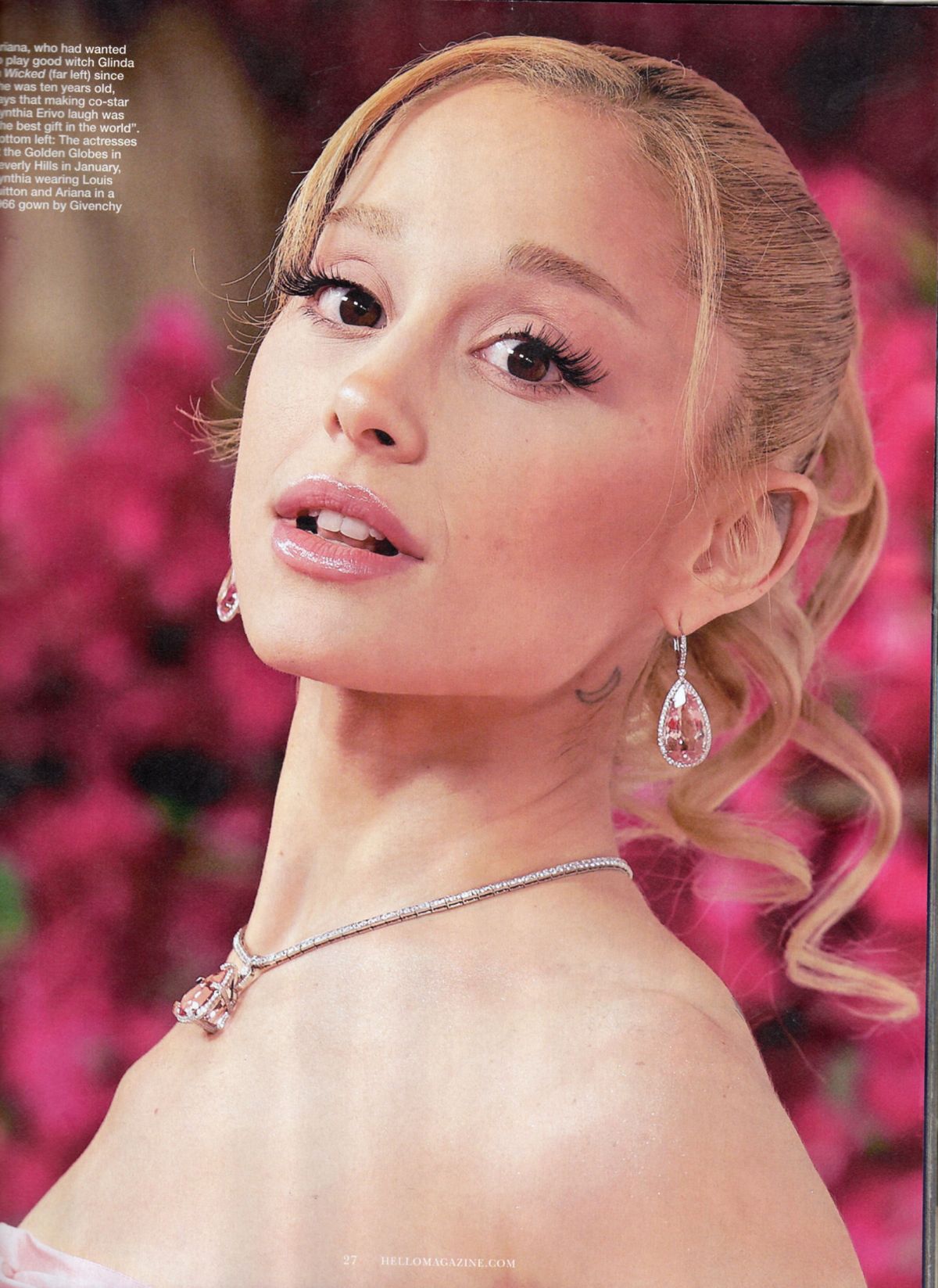 ARIANA GRANDE in Hello! Magazine, March 2025