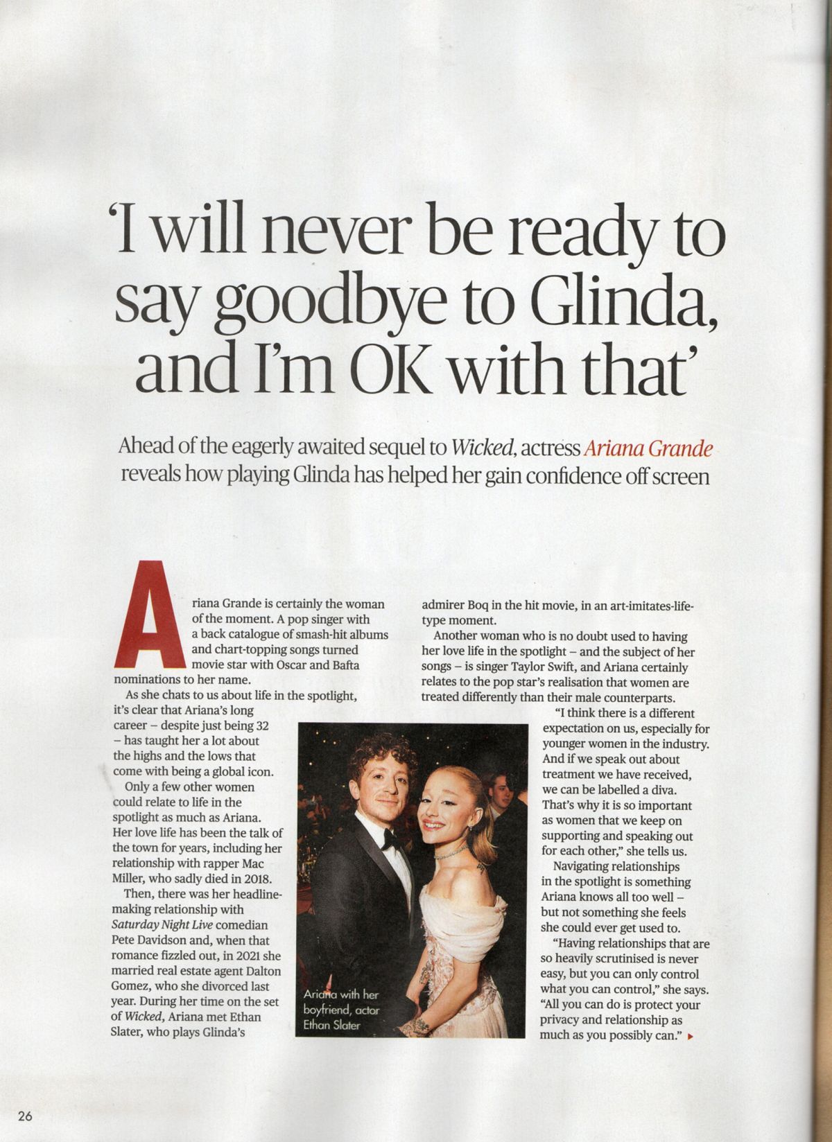 ARIANA GRANDE in OK! Magazine, November 2025