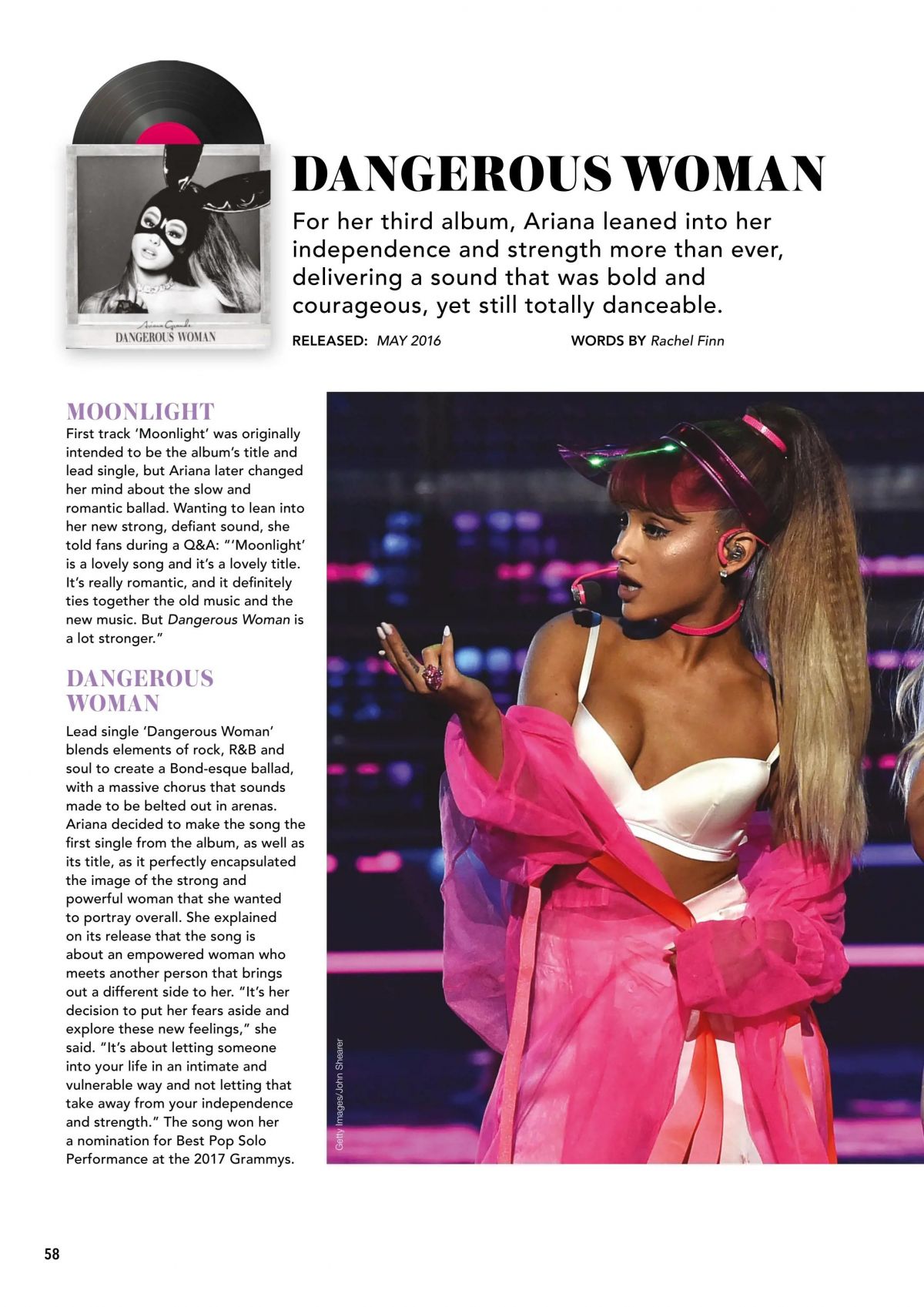 ARIANA GRANDE in The Story of Ariana Grande, 1st Edition 2026