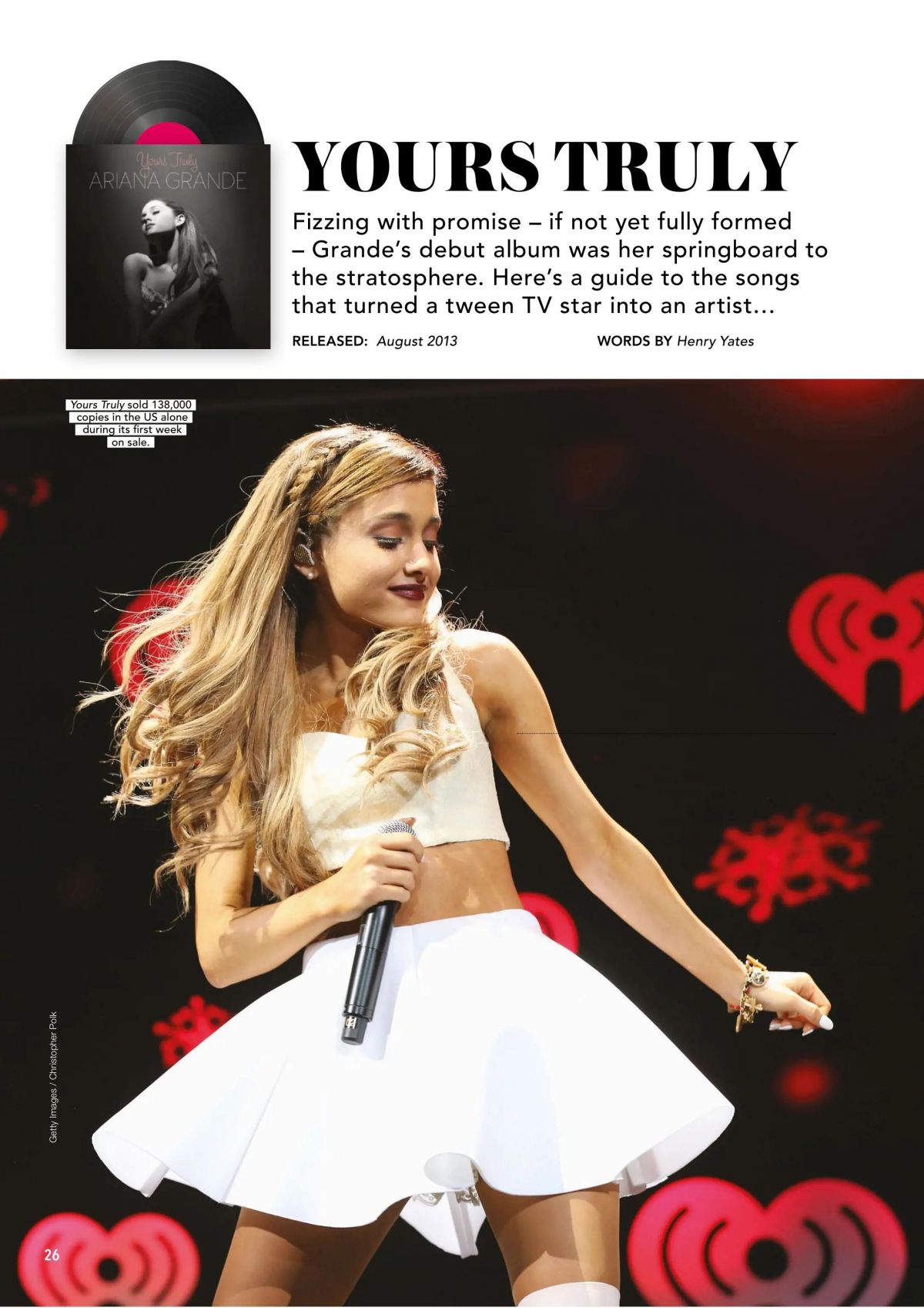 ARIANA GRANDE in The Story of Ariana Grande, 1st Edition 2026