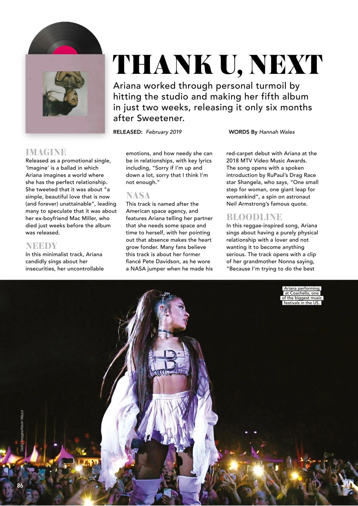 ARIANA GRANDE in The Story of Ariana Grande, 1st Edition 2026