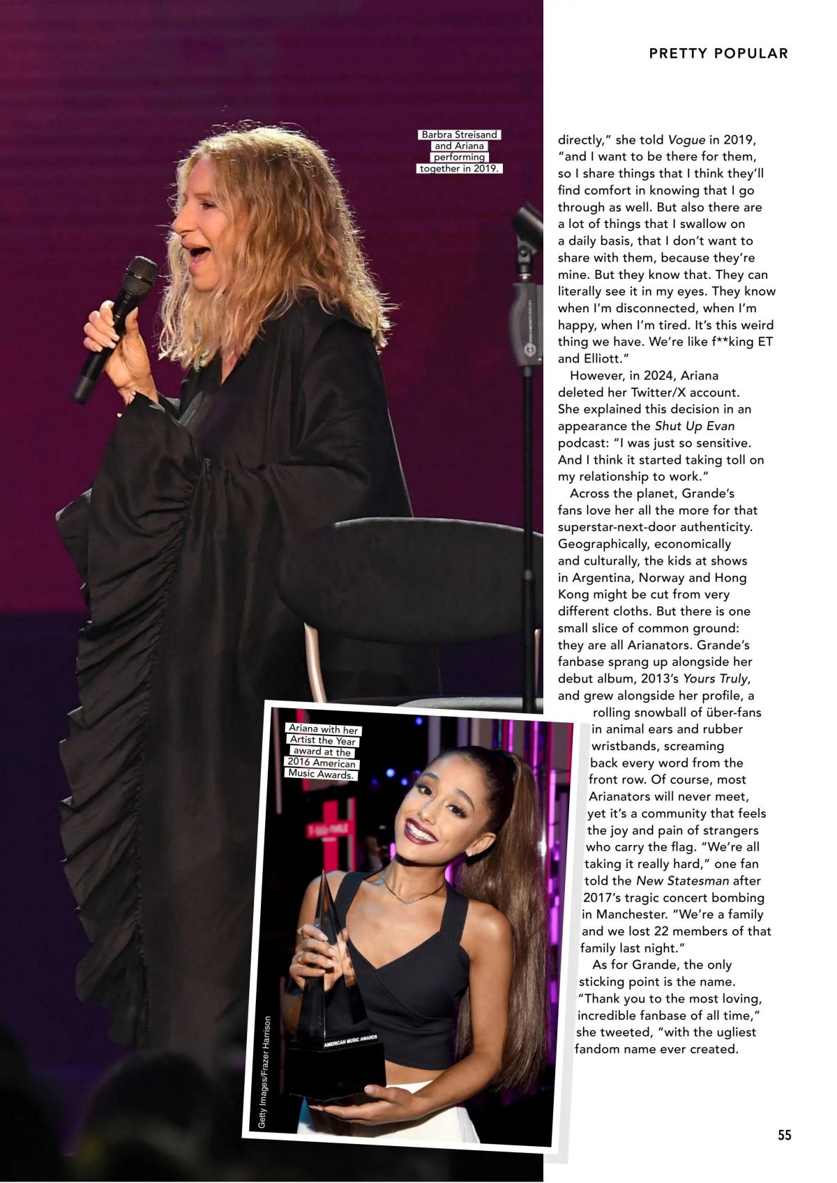 ARIANA GRANDE in The Story of Ariana Grande, 1st Edition 2026