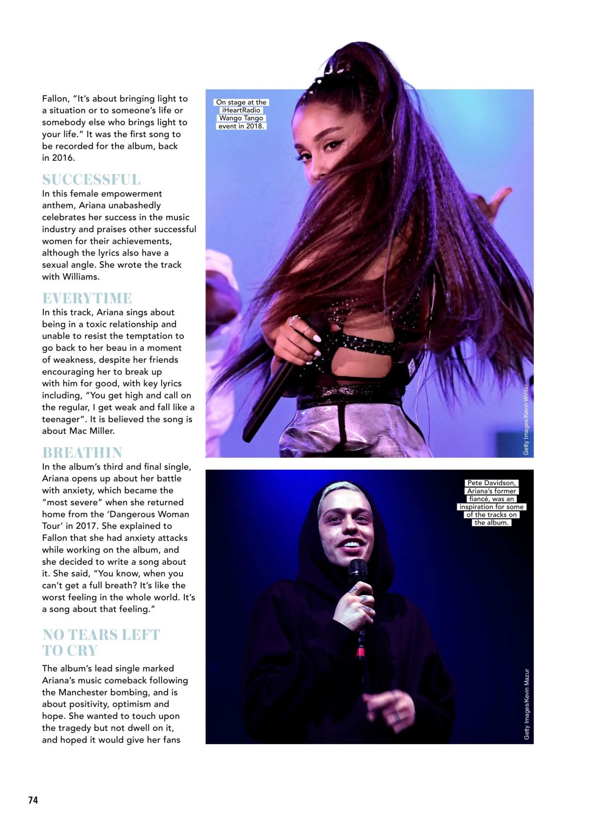 ARIANA GRANDE in The Story of Ariana Grande, 1st Edition 2026