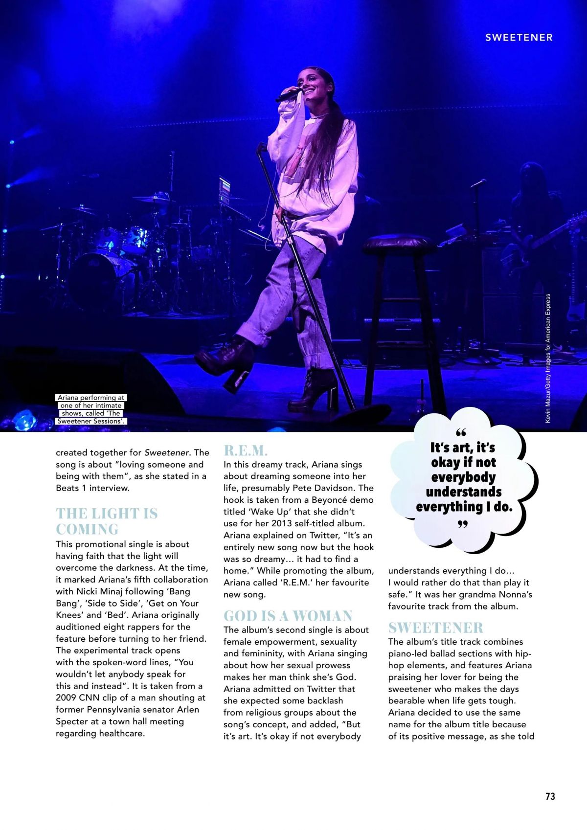 ARIANA GRANDE in The Story of Ariana Grande, 1st Edition 2026