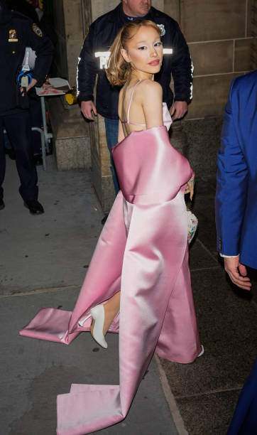 Ariana Grande is seen arriving to The National Board of Review Annual Awards Gala at Cipriani 42nd Street on January 07,