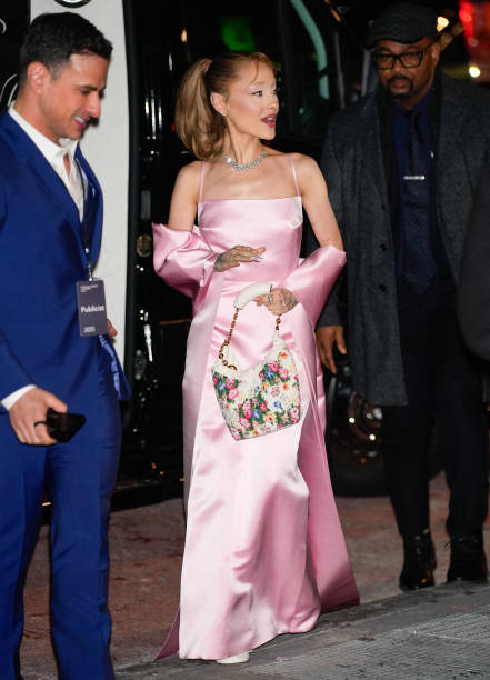 Ariana Grande is seen arriving to The National Board of Review Annual Awards Gala at Cipriani 42nd Street on January 07, 2025 in New York City. — frame 39/43 (441×612)