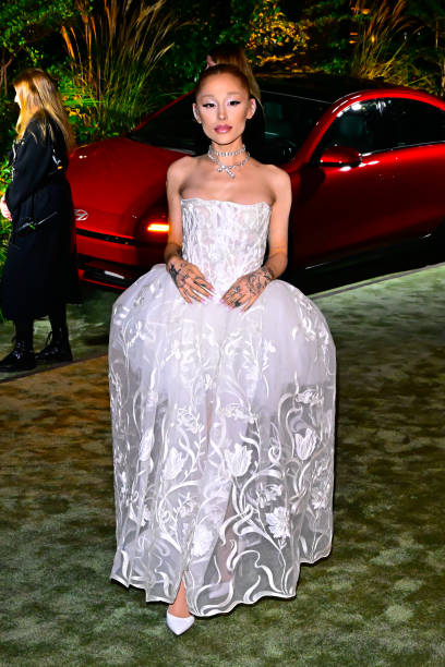 Ariana Grande is seen at 14th Annual WSJ Magazine Innovators Awards on October 29, 2024 in New York City