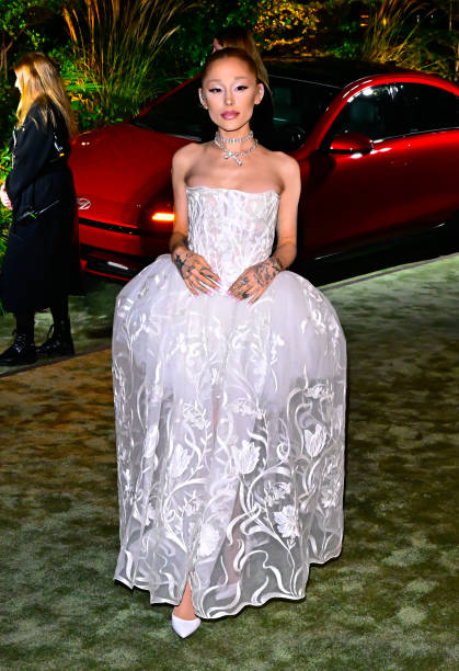 Ariana Grande is seen at 14th Annual WSJ Magazine Innovators Awards on October 29, 2024 in New York City