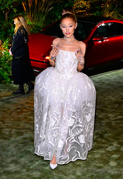 Ariana Grande is seen at 14th Annual WSJ Magazine Innovators Awards on October 29, 2024 in New York City