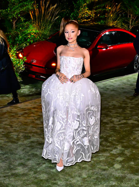 Ariana Grande is seen at 14th Annual WSJ Magazine Innovators Awards on October 29, 2024 in New York City