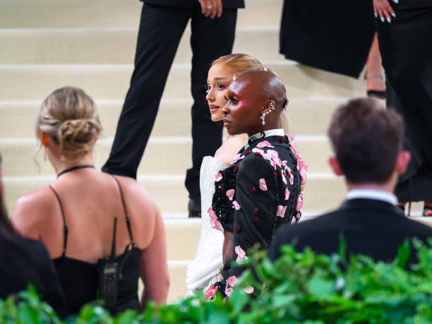 Ariana Grande is seen attending the 2024 Met Gala Celebrating 'Sleeping Beauties: Reawakening Fashion' at The Metropolit