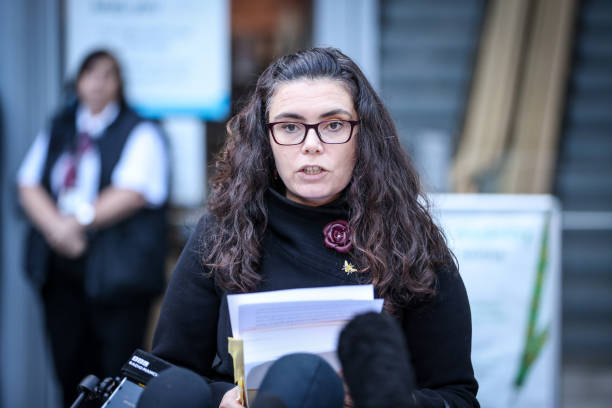 Kim Harrison, a solicitor representing 12 families involved in the Manchester arena attack, speaks to the media outside Manchester Magistrates Court following the publication of the Manchester Arena Inquiry volume two report on emergency services response, which examines whether any inadequacies in the services' response contributed to individual deaths. Twenty-two people were killed and hundreds were injured in a suicide attack at the end of an Ariana Grande concert on May 22 2017. (612×408)