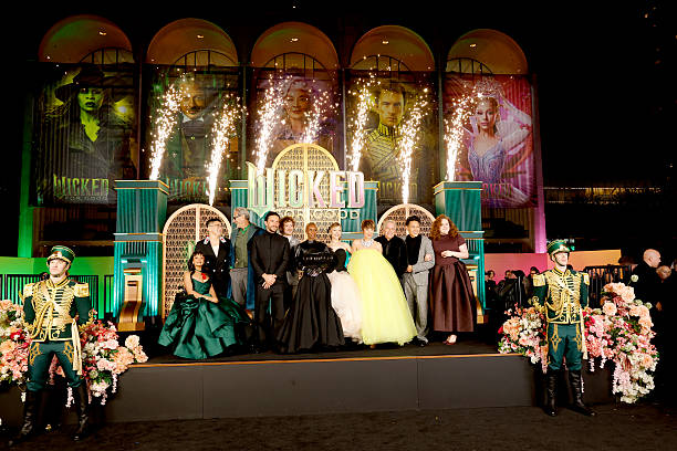 Marissa Bode, Bowen Yang, Jeff Goldblum, Jonathan Bailey, Ethan Slater, Cynthia Erivo, Ariana Grande, Michelle Yeoh, Marc E. Platt, Jon M. Chu and Bronwyn James attend as Universal Pictures proudly presents the WICKED FOR GOOD US Premiere on November 17, 2025 in New York City. (612×408)