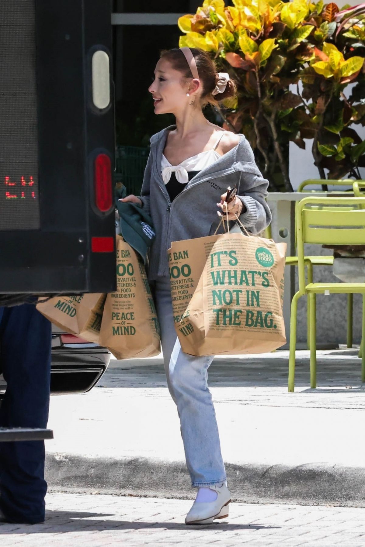 ARIANA GRANDE on a Holiday Grocery Trip to Whole Foods in Boca Raton 07/04/2026