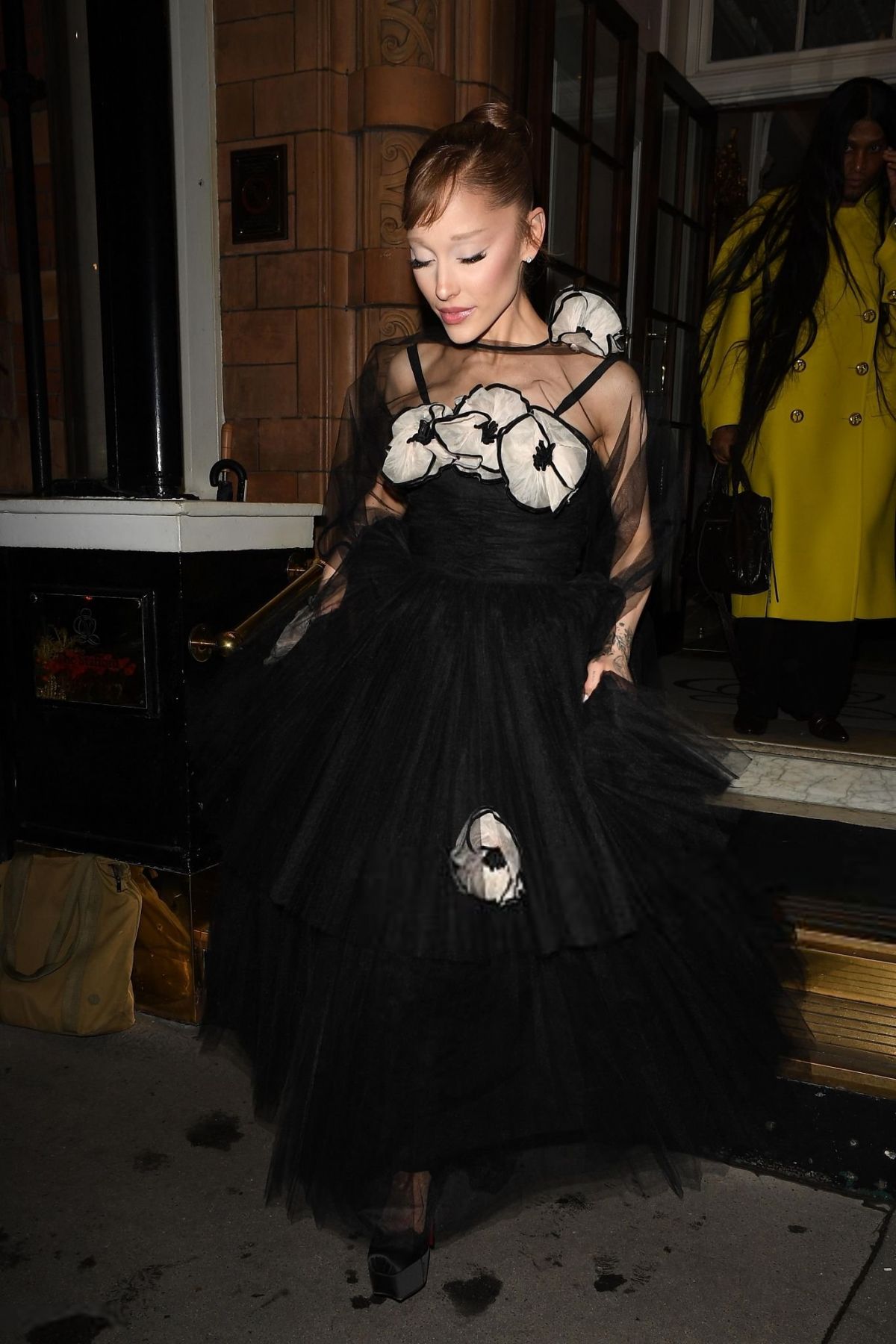 ARIANA GRANDE Out in London After Wicked Premiere 11/10/2025