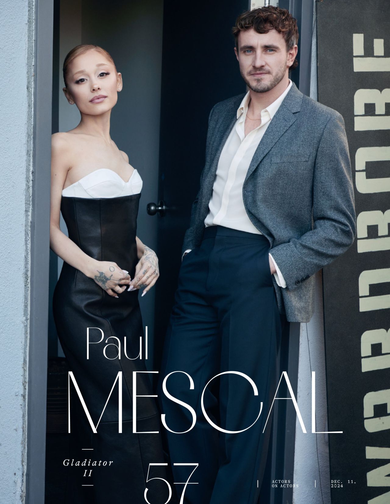 Ariana Grande & Paul Mescal in Variety’s Actors on Actors – December 2024