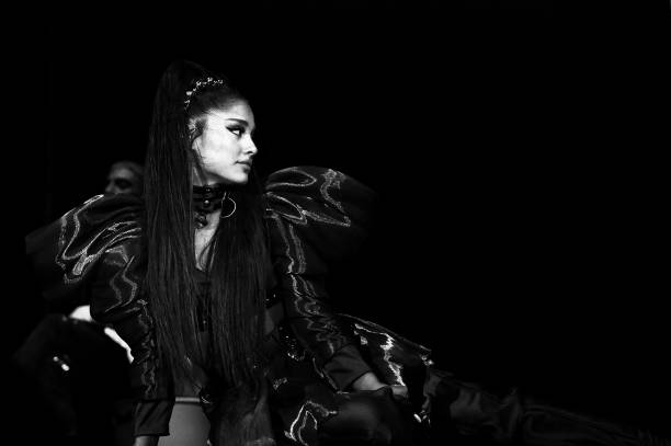 Ariana Grande performs at Coachella Stage during the 2019 Coachella Valley Music And Arts Festival on April 21, 2019 in 