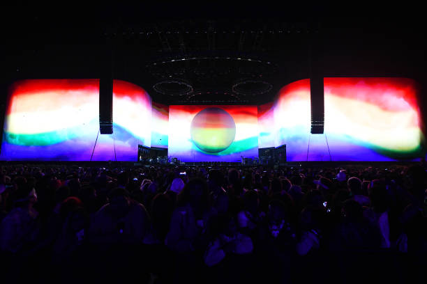 Ariana Grande performs at Coachella Stage during the 2019 Coachella Valley Music And Arts Festival on April 21, 2019 in 