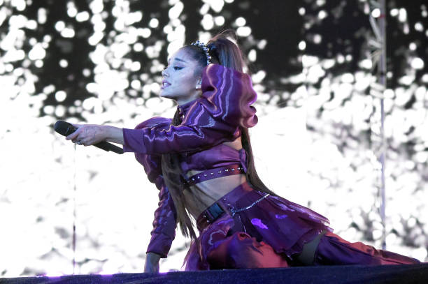 Ariana Grande performs on Coachella Stage during the 2019 Coachella Valley Music And Arts Festival on April 14, 2019 in Indio, California. (612×407)