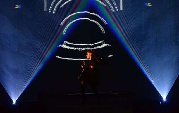 Ariana Grande performs on stage during the "Dangerous Woman" Tour Opener at Talking Stick Resort Arena on February 3, 2017 in Phoenix, Arizona. (612×387)