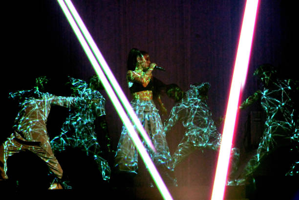 Ariana Grande performs on stage during the "Dangerous Woman" Tour Opener at Talking Stick Resort Arena on February 3, 20
