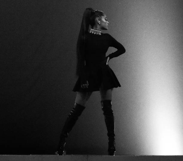 Ariana Grande performs onstage during her "Dangerous Woman" tour at Madison Square Garden on February 23, 2017 in New Yo