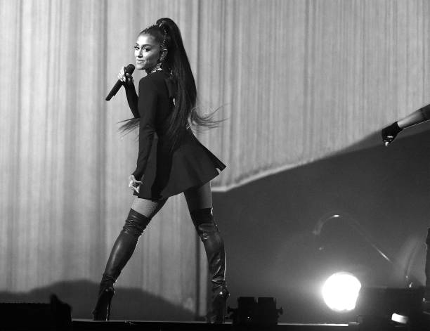 Ariana Grande performs onstage during her "Dangerous Woman" tour at Madison Square Garden on February 23, 2017 in New Yo