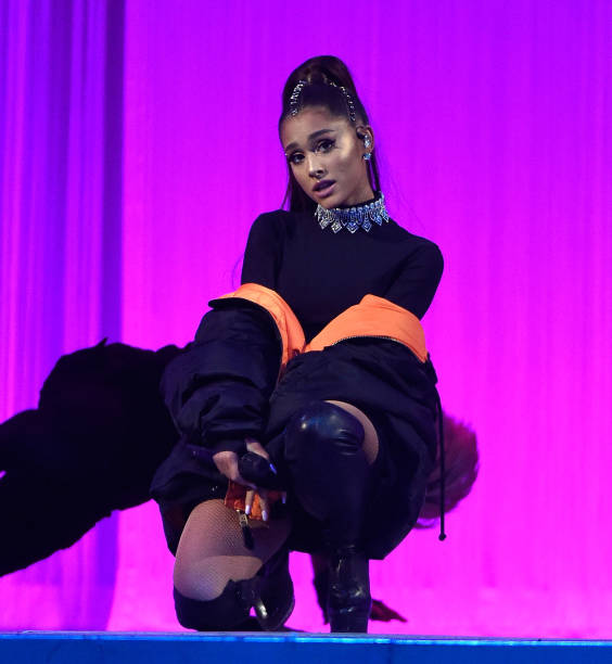 Ariana Grande performs onstage during her "Dangerous Woman" tour at Madison Square Garden on February 23, 2017 in New Yo
