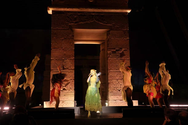 Ariana Grande performs onstage during The 2024 Met Gala Celebrating "Sleeping Beauties: Reawakening Fashion" at The Metr