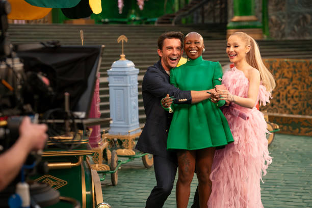 Pictured: Jonathan Bailey, Cynthia Erivo, Ariana Grande -- (612×408)