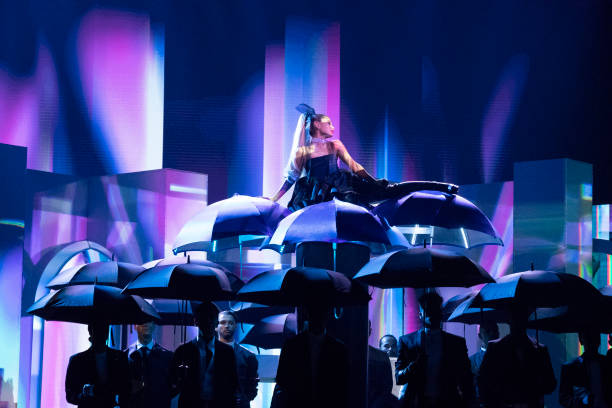 Presentation -- 2018 BBMA's at the MGM Grand, Las Vegas, Nevada -- Pictured: Ariana Grande -- (612×408)