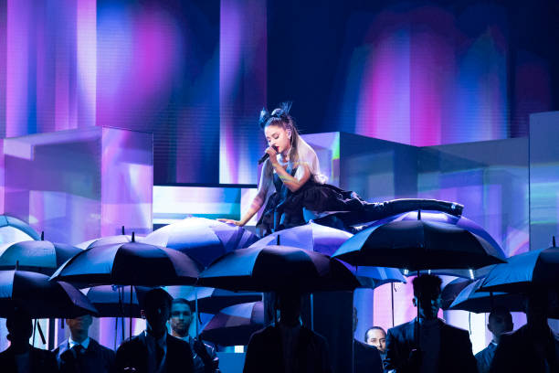 Presentation -- 2018 BBMA's at the MGM Grand, Las Vegas, Nevada -- Pictured: Ariana Grande -- (612×408)