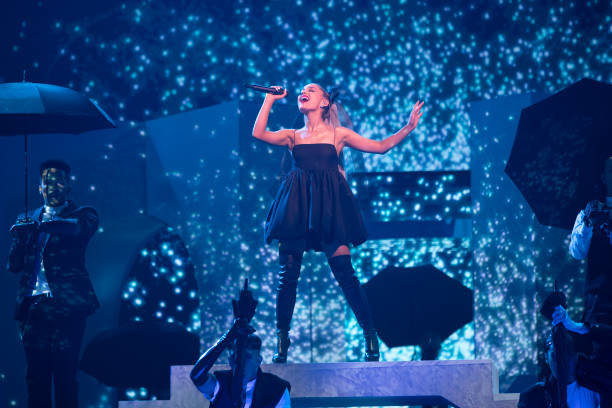Presentation -- 2018 BBMA's at the MGM Grand, Las Vegas, Nevada -- Pictured: Ariana Grande -- (612×408)