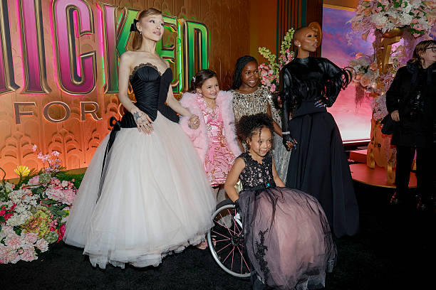 Ariana Grande, Scarlett Spears, Karis Musongole, Cesily Collette Taylor and Cynthia Erivo attend as Universal Pictures proudly presents the WICKED FOR GOOD US Premiere on November 17, 2025 in New York City. — frame 46/124 (612×408)