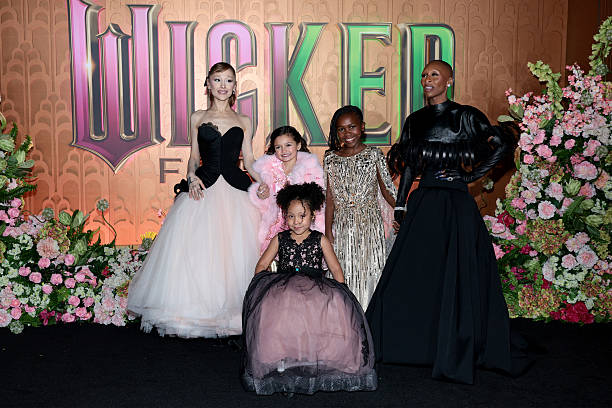 Ariana Grande, Scarlett Spears, Karis Musongole, Cesily Collette Taylor and Cynthia Erivo attend as Universal Pictures proudly presents the WICKED FOR GOOD US Premiere on November 17, 2025 in New York City. — frame 83/124 (612×408)
