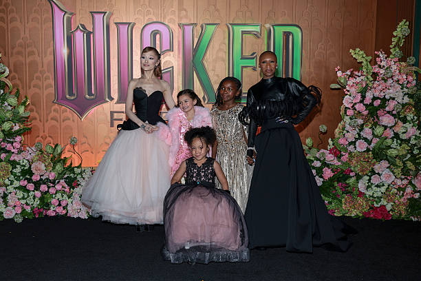 Ariana Grande, Scarlett Spears, Karis Musongole, Cesily Collette Taylor and Cynthia Erivo attend as Universal Pictures proudly presents the WICKED FOR GOOD US Premiere on November 17, 2025 in New York City. — frame 112/124 (612×408)