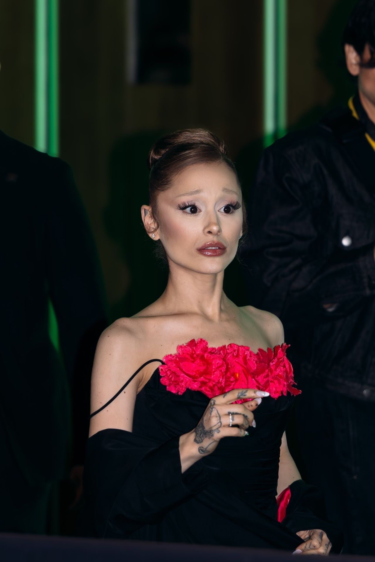 Ariana Grande Stuns in 1950s Lilli Diamond Couture at Wicked II Screening
