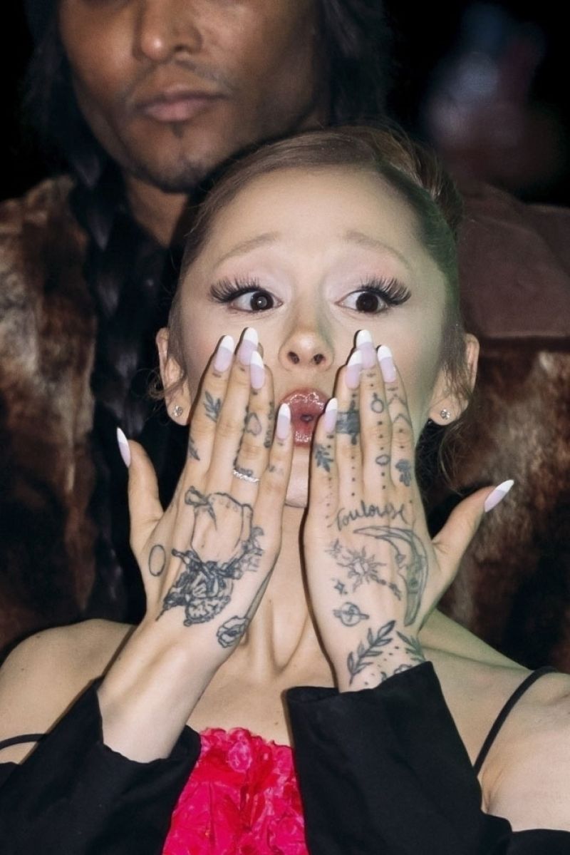 Ariana Grande Stuns in 1950s Lilli Diamond Couture at Wicked II Screening