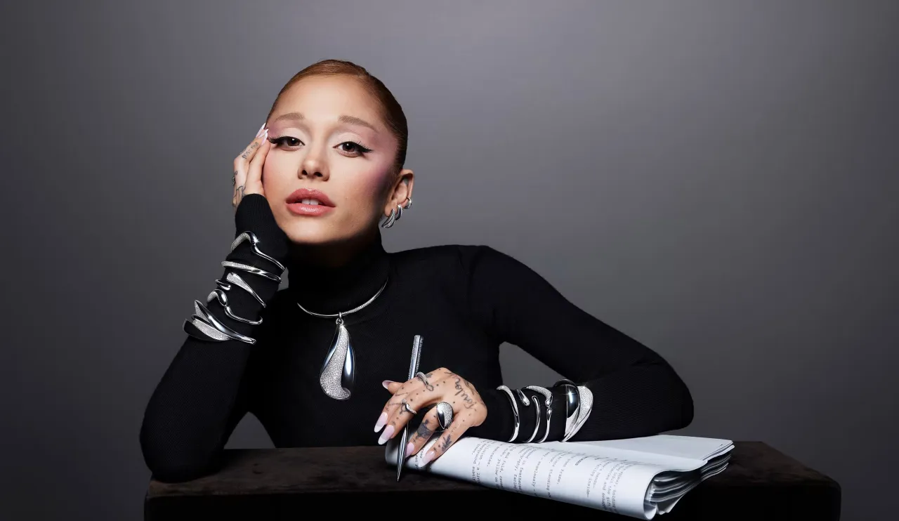 Ariana Grande Wears Swarovski Classica Jewelry in 2026 Campaign